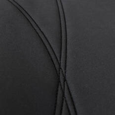 R.M. Williams Neoprene Seat Cover Black Adjustable Headrests Size 30 Front Pair Airbag Compatible, , scanz_hi-res