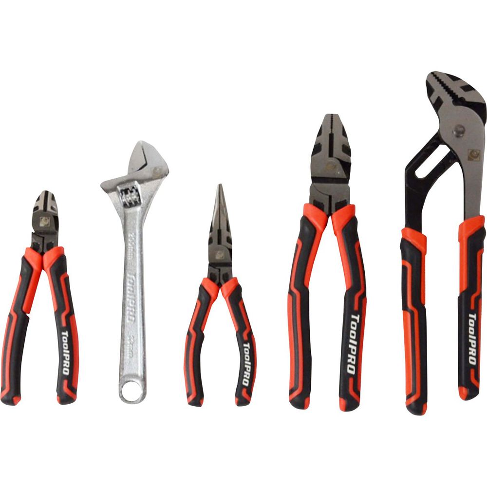 ToolPRO Plier and Wrench Set 5 Pieces Supercheap Auto New Zealand