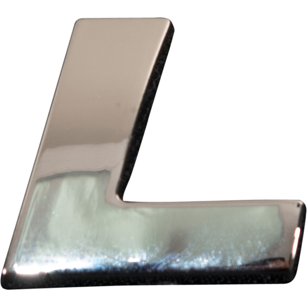 SCA 3D Chrome Badge Letter L, , scanz_hi-res