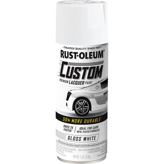 Rust-Oleum Custom Premium Lacquer Paint, White - 312g, , scanz_hi-res