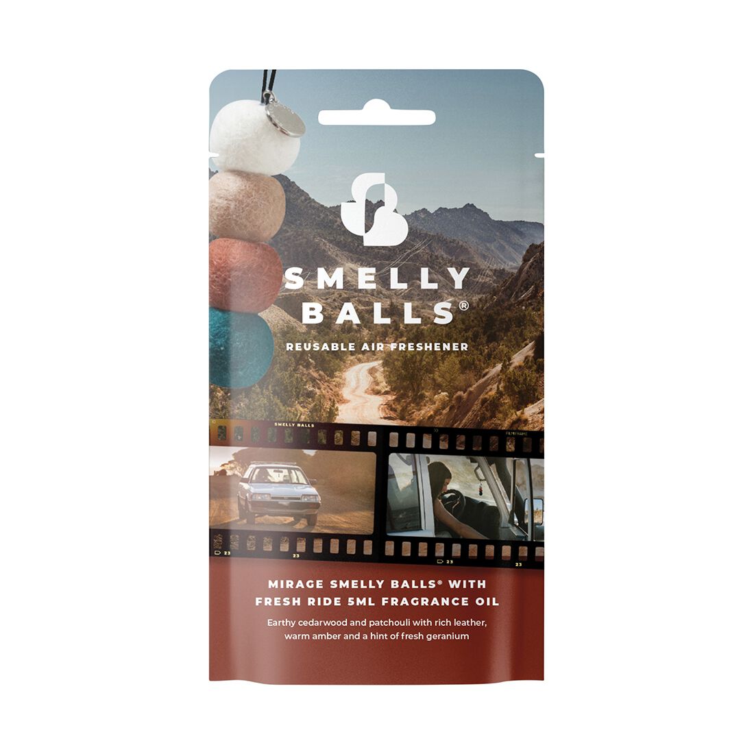 Smelly Balls Air Freshener Set Mirage - Fresh Ride 5ml, , scanz_hi-res