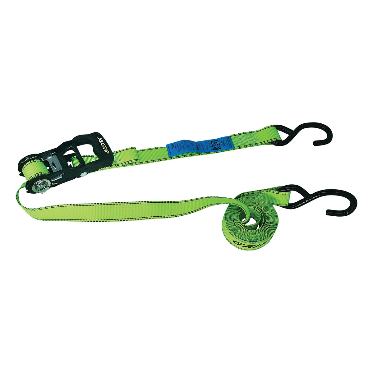 Gripwell Ratchet Tie Down Heavy Duty XL 340kg 25mm X 3.6m, , scanz_hi-res