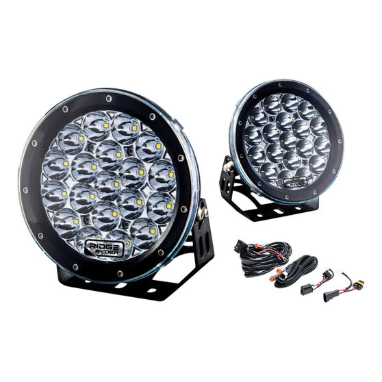 Ridge Ryder 180mm LED Driving Lights 87W with harness Supercheap Auto