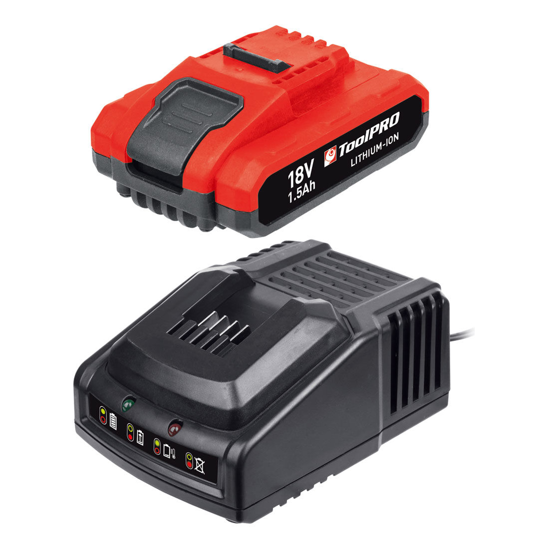 ToolPRO Battery Pack with charger 18V Li Ion Supercheap Auto New
