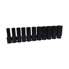 ToolPRO Deep Impact Socket Set 1/2" Drive SAE 11 Piece, , scanz_hi-res