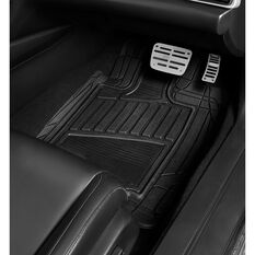 Semi-Tailored Floor Mats Sedan/Hatch Black Set of 4, , scanz_hi-res