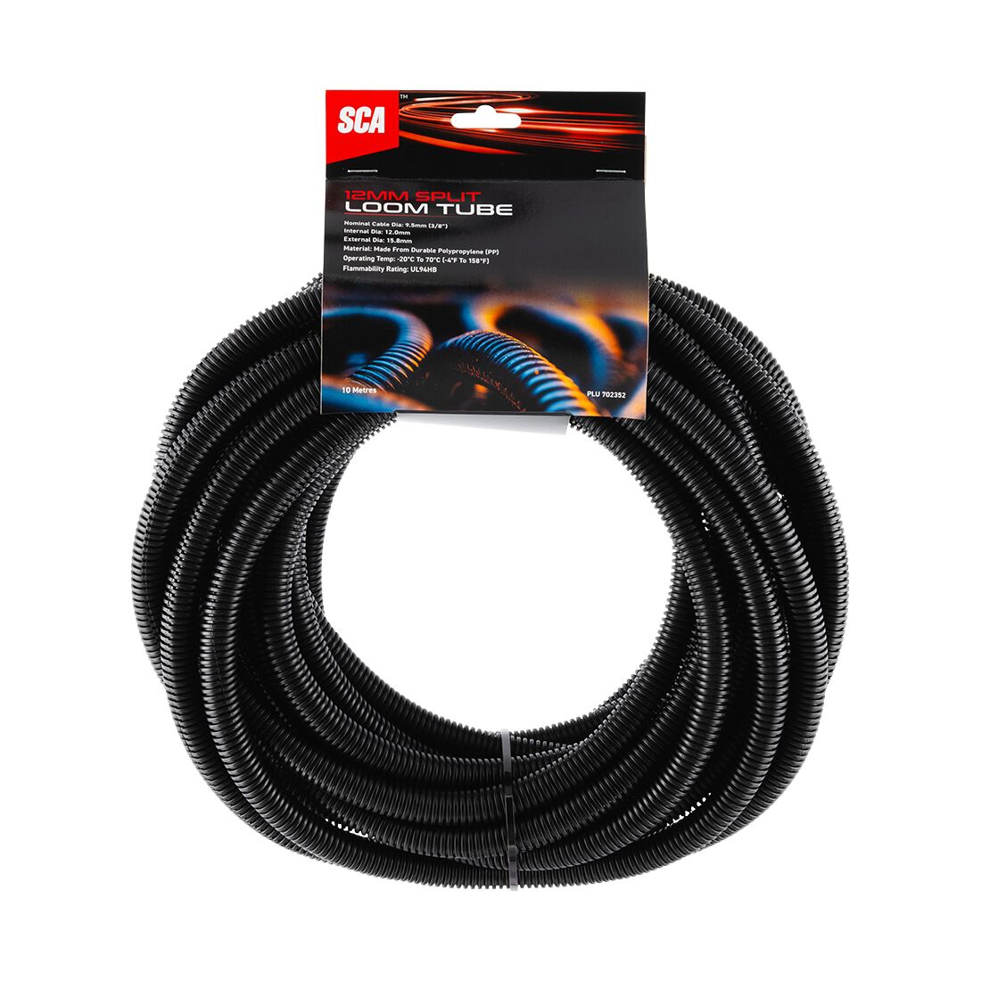 SCA Corrugated Split Tubing - 12mm x 10m, , scanz_hi-res