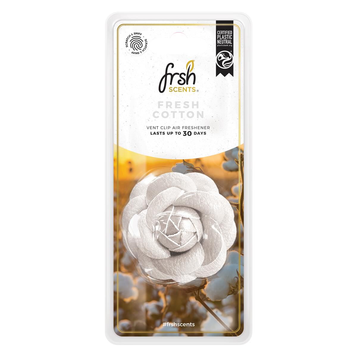 Frsh Scents 3D Air Freshener Fresh Cotton, , scanz_hi-res