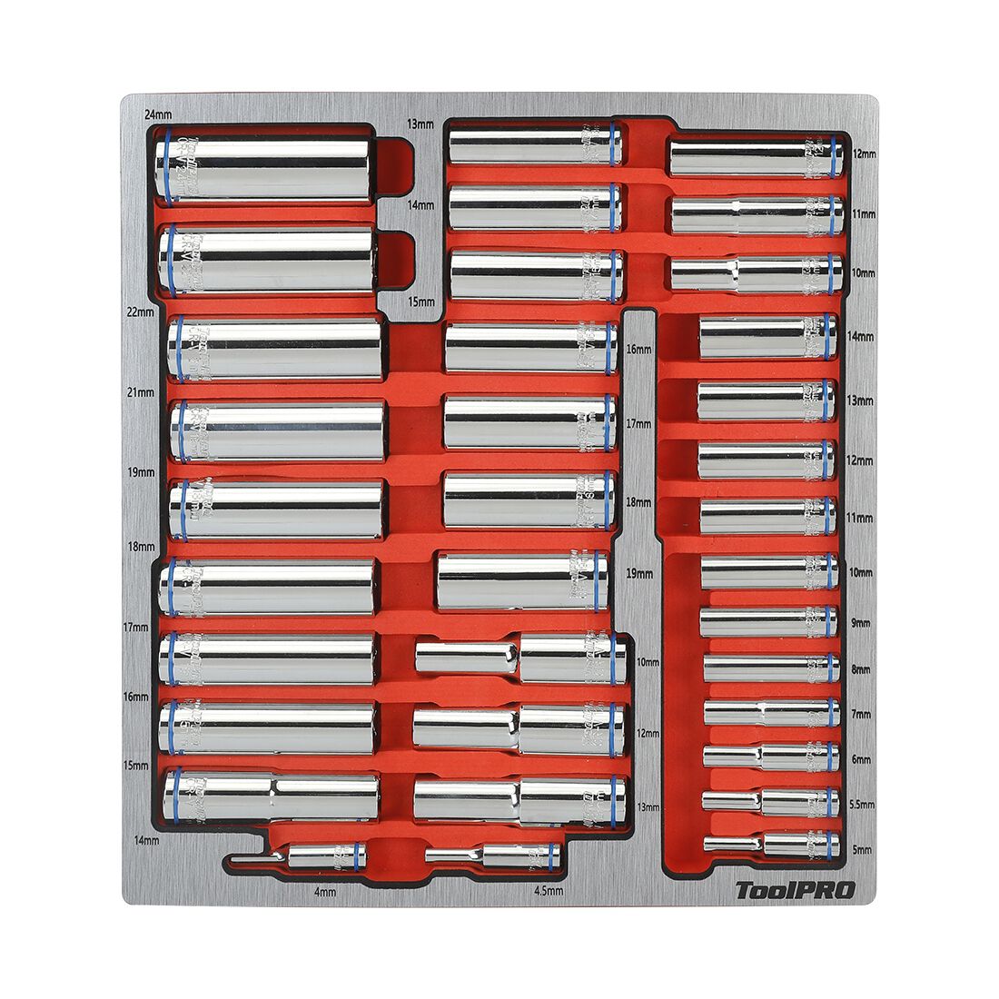 ToolPRO EVA Deep Socket Set 35 Piece, , scanz_hi-res