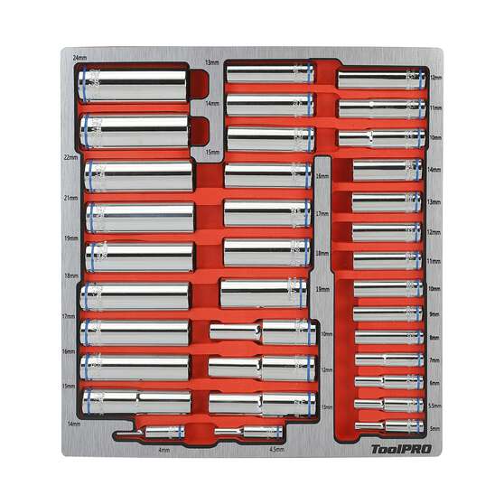 ToolPRO EVA Deep Socket Set 35 Piece, , scanz_hi-res
