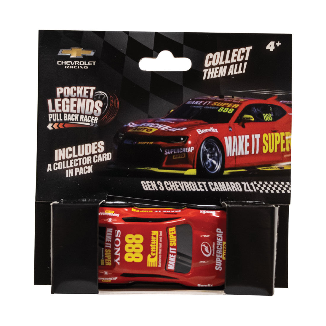 Pocket Legends Pull Back Racer 2023 SCA Wildcard Livery, , scanz_hi-res