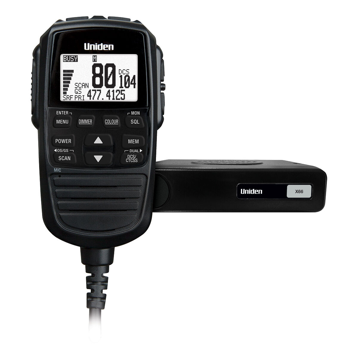 Uniden UHF CB Radio 5W Mini Compact X66, , scanz_hi-res