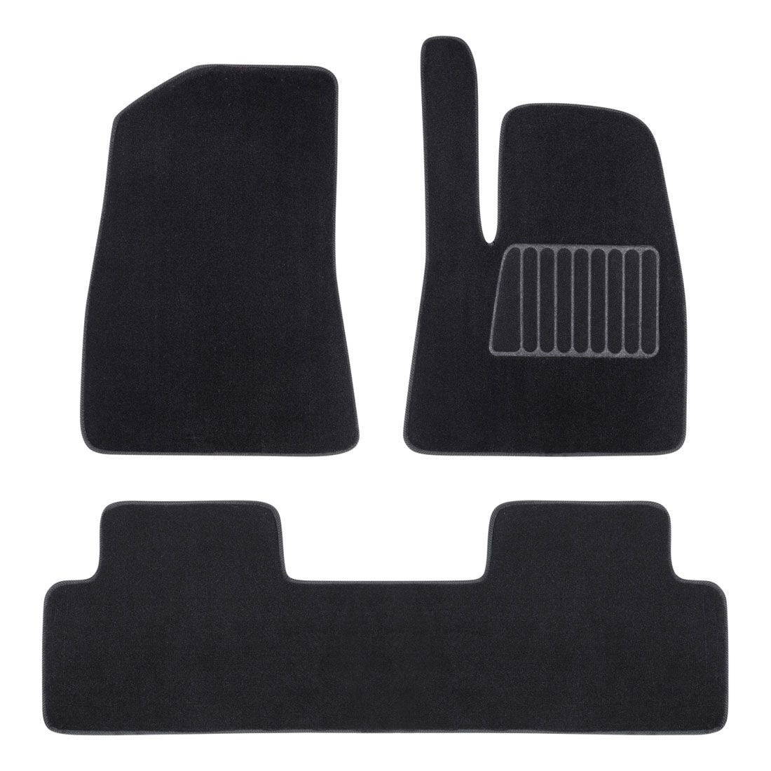 SCA Carpet Car Floor Mats - Front/Rear, Tesla Model 3 2019-23, Black, , scanz_hi-res