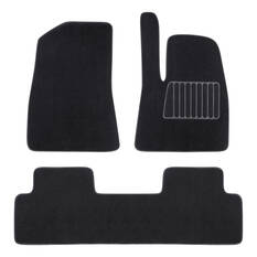 SCA Carpet Car Floor Mats - Front/Rear, Tesla Model 3 2019-23, Black, , scanz_hi-res