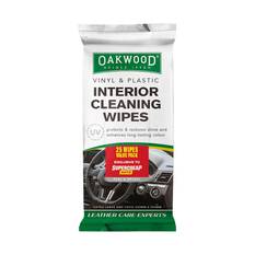 Oakwood Everyday Vinyl & Plastic Wipes 25 Pack, , scanz_hi-res