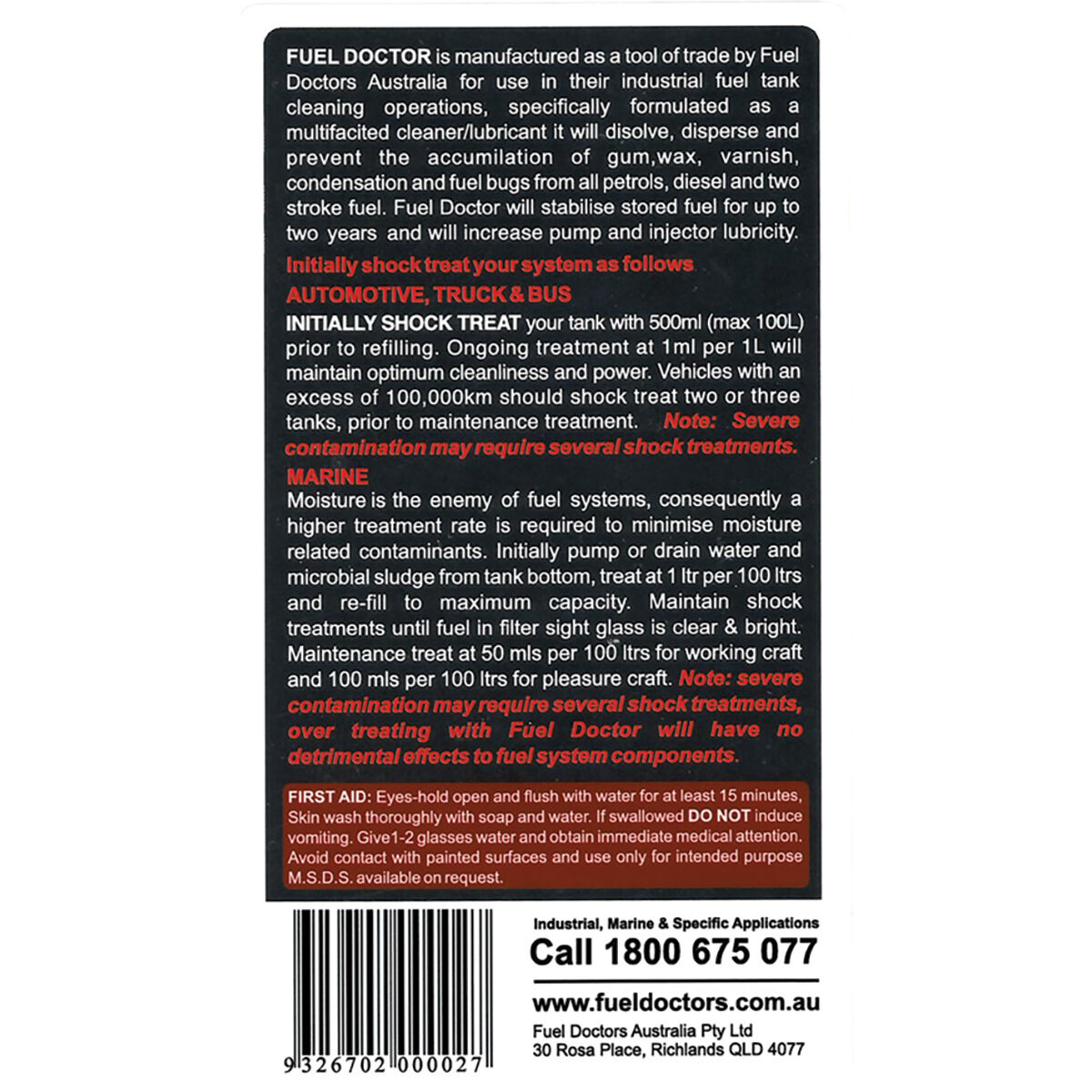 Fuel Doctor Fuel Conditioner - 250ml, , scanz_hi-res