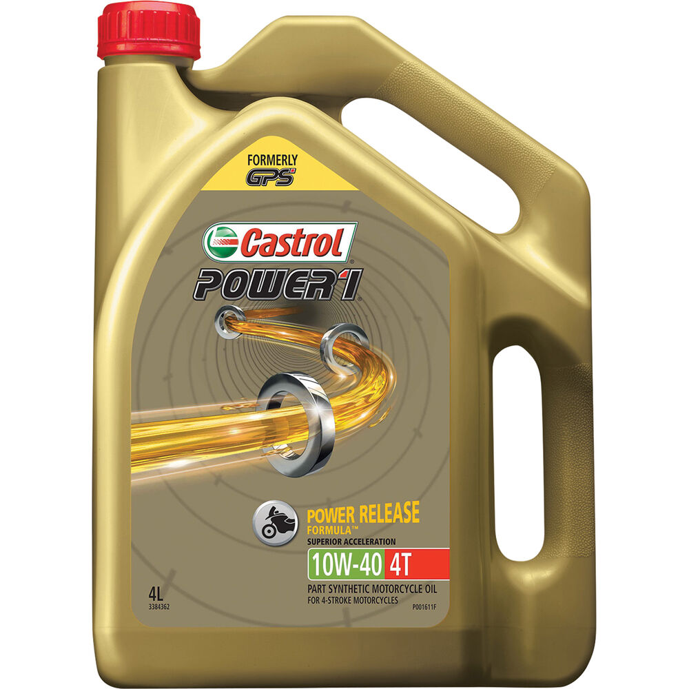 Castrol Power 1 GPS Motorcycle Oil - 10W-40, 4 Litre | Supercheap Auto