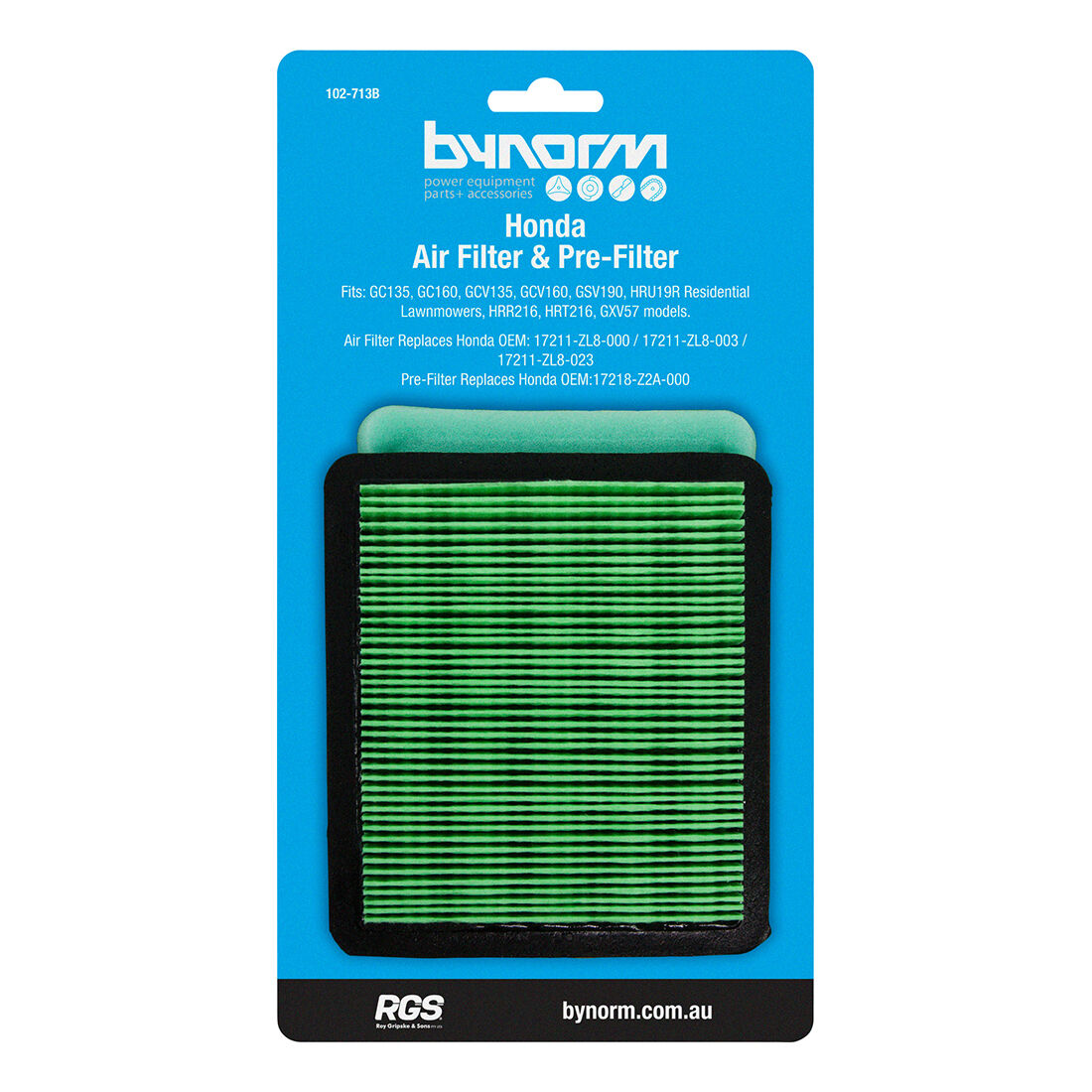 Supercheapauto Bynorm Lawnmower Air Filter Suits GSX135