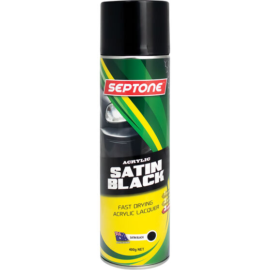 Septone® Acrylic Paint, Satin Black - 400g, , scanz_hi-res