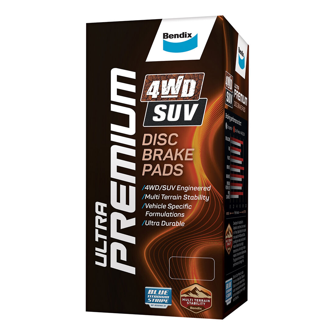 Bendix Ultra Premium 4WD Disc Pads DB1774UP4WD, , scanz_hi-res