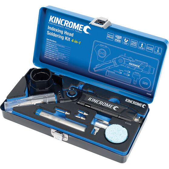 Kincrome 4-in-1 Indexing Head Butane Soldering Iron Kit, , scanz_hi-res