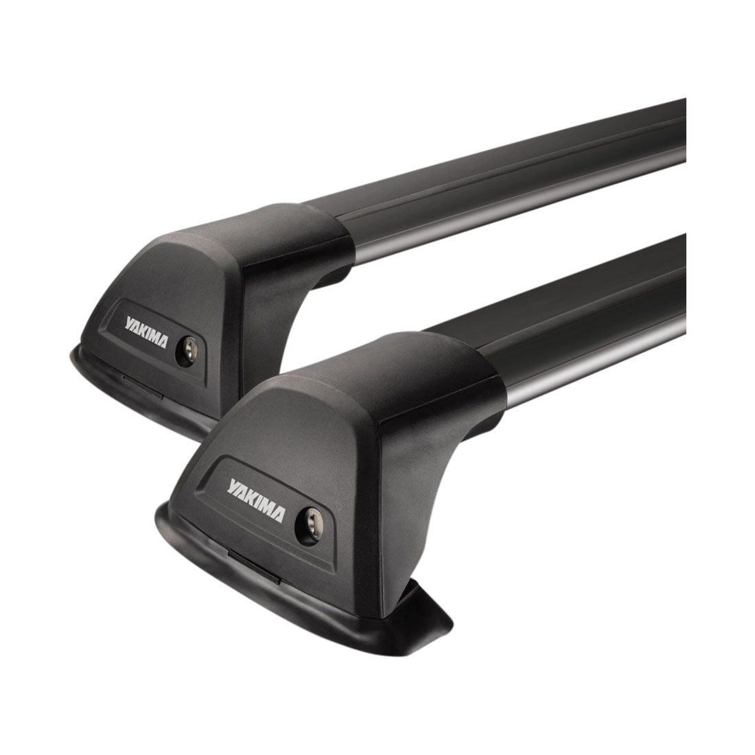 Yakima Aero Flush Bar 100 & 105cm Black Roof Rack Pair - S26YB, , scanz_hi-res