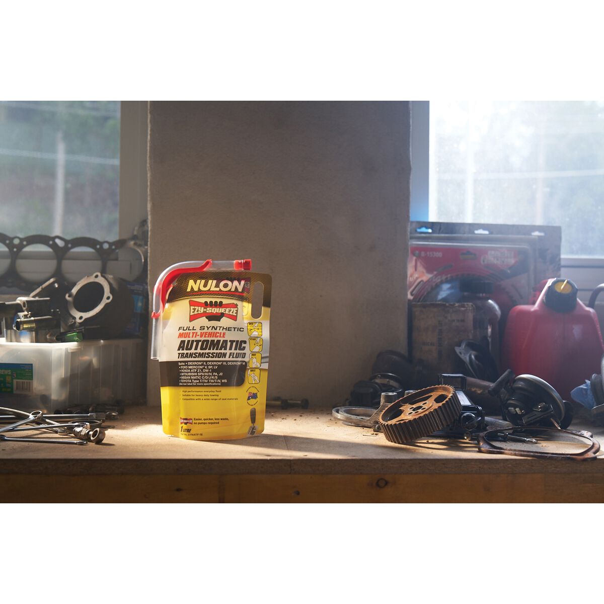 NULON EZY-SQUEEZE Multi-Vehicle Automatic Transmission Fluid - 1 Litre, , scanz_hi-res