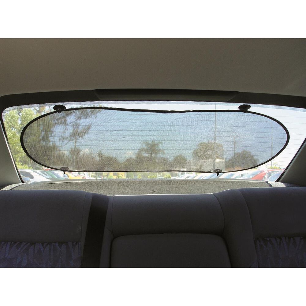 SCA Rear Sunshade Rear, Mesh, Black, Single Supercheap Auto New Zealand
