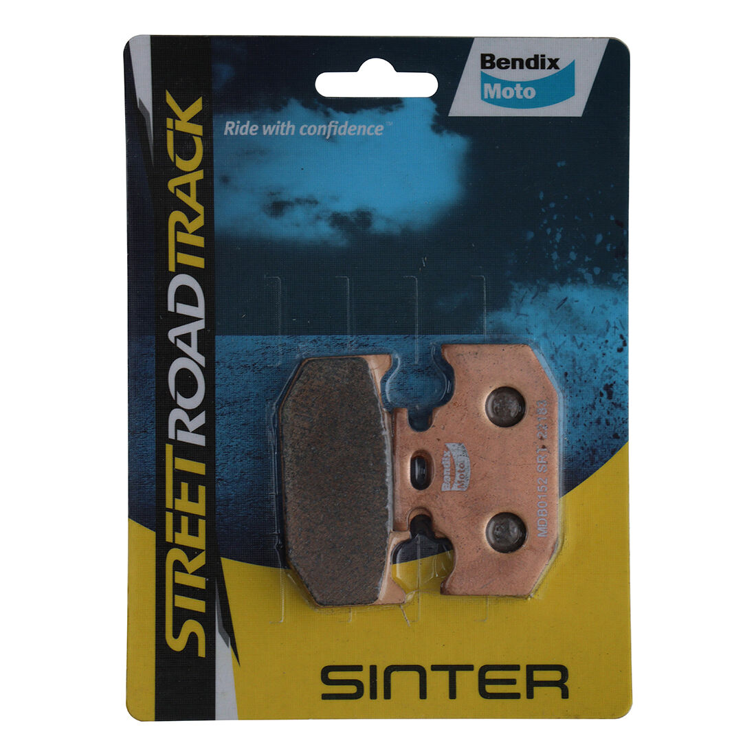 Bendix Street Road Track Motorcycle Disc Brake Pads - MDB0152-SRT, , scanz_hi-res