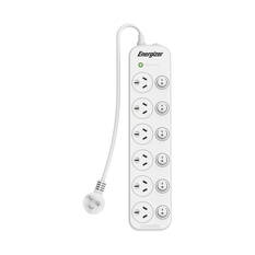Energizer 6 Outlet Powerboard Surge Protected, , scanz_hi-res