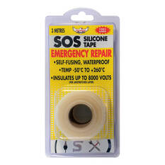 DynaGrip SOS Silicone Tape Clear 3m x 25mm  49197, , scanz_hi-res