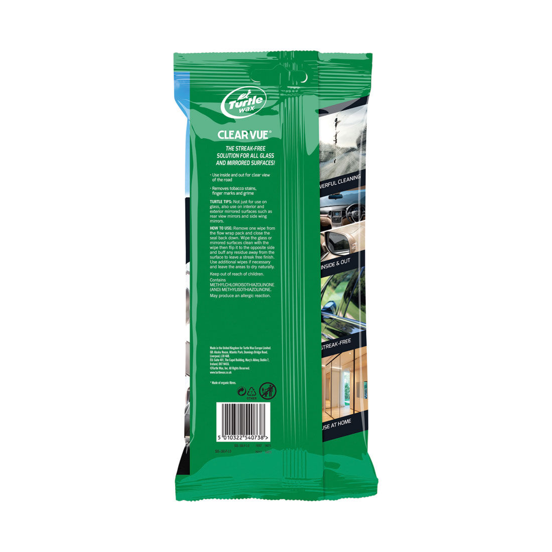 Turtle Wax Clear Vue Glass Wipes 24 Pack, , scanz_hi-res