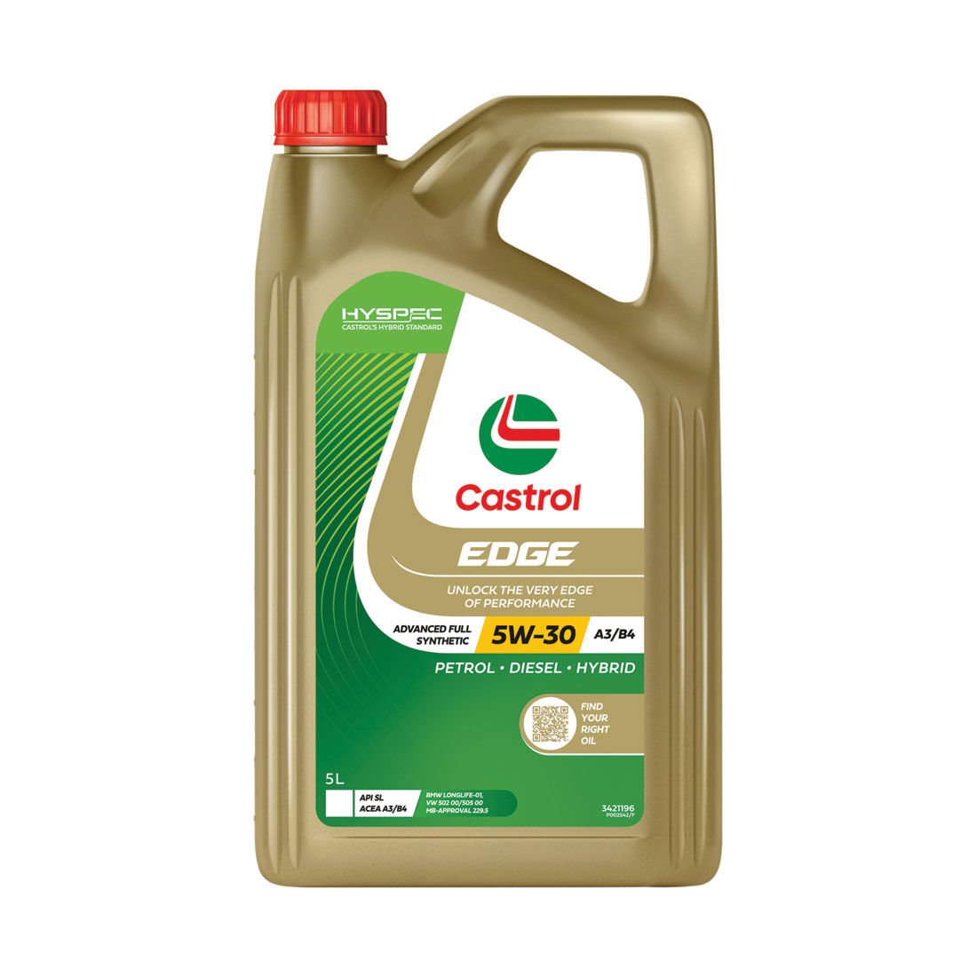 Castrol EDGE Engine Oil - 5W-30, A3/B4, 5 Litres, , scanz_hi-res