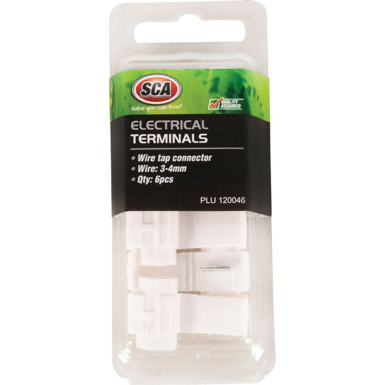 SCA Electrical Terminals - Wire Tap Connector, 3-4mm, 6 Pack, , scanz_hi-res
