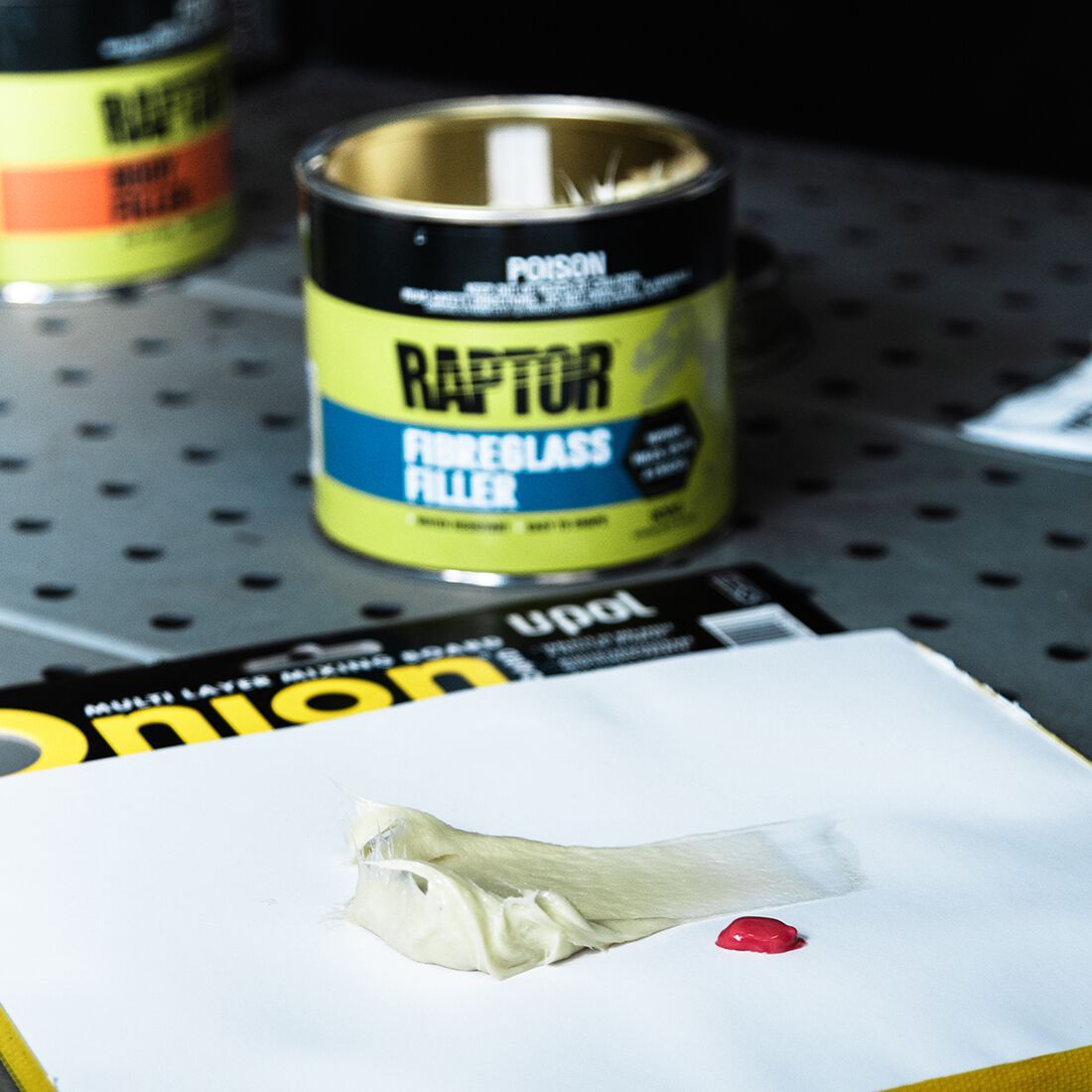 Raptor Fibreglass Filler 1KG, , scanz_hi-res