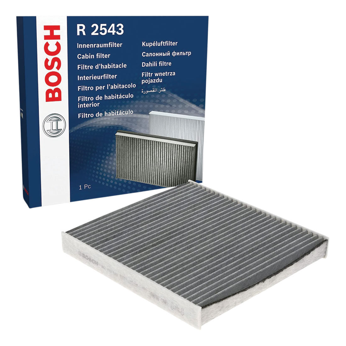 Bosch Carbon Activated Cabin Air Filter - R 2543, , scanz_hi-res