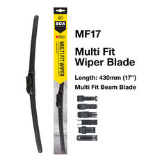 SCA Multi-Fit Wiper Blade 425mm (17") Single - MF17, , scanz_hi-res