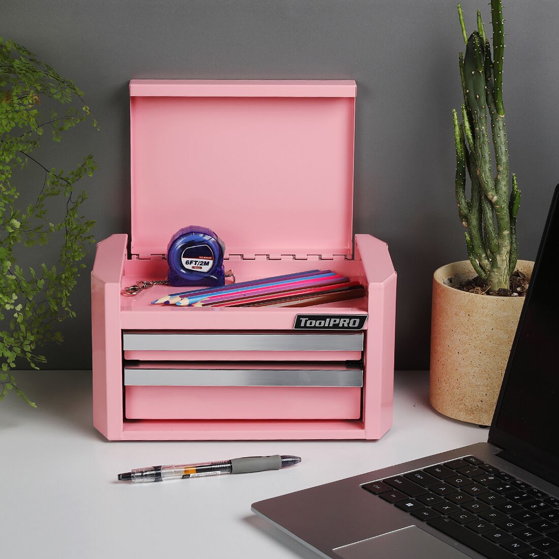 ToolPRO Mini Edge Tool Chest Pink, , scanz_hi-res