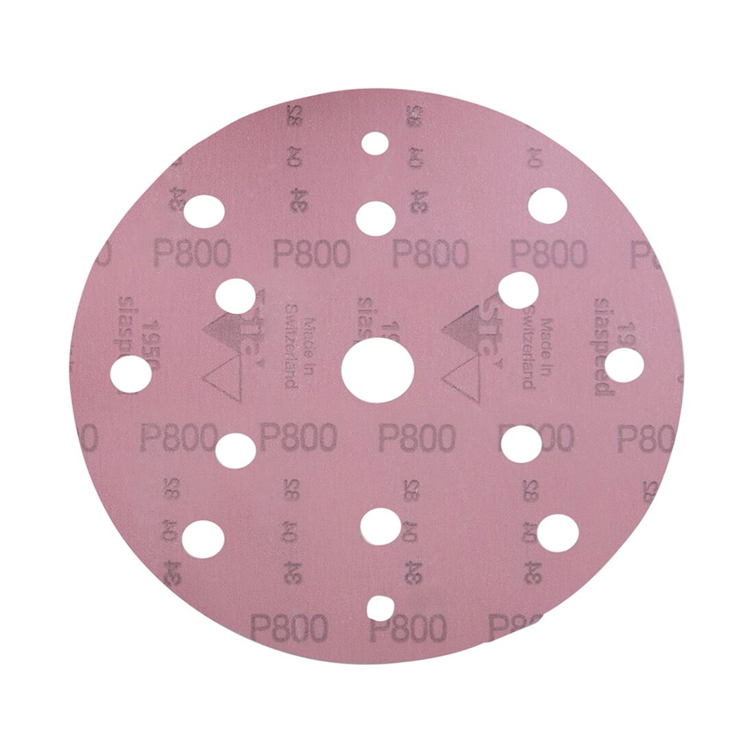 SIA Abrasives 150mm Premium Wet & Dry Sanding Disc, 1950 Series, 8 Hole, 800 Grit, 5 Pack, , scanz_hi-res