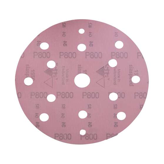 SIA Abrasives 150mm Premium Wet & Dry Sanding Disc, 1950 Series, 8 Hole, 800 Grit, 5 Pack, , scanz_hi-res