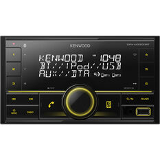 Kenwood DPX-M3300BT Double DIN Head Unit with Bluetooth, , scanz_hi-res