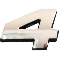 SCA 3D Chrome Badge Number 4, , scanz_hi-res