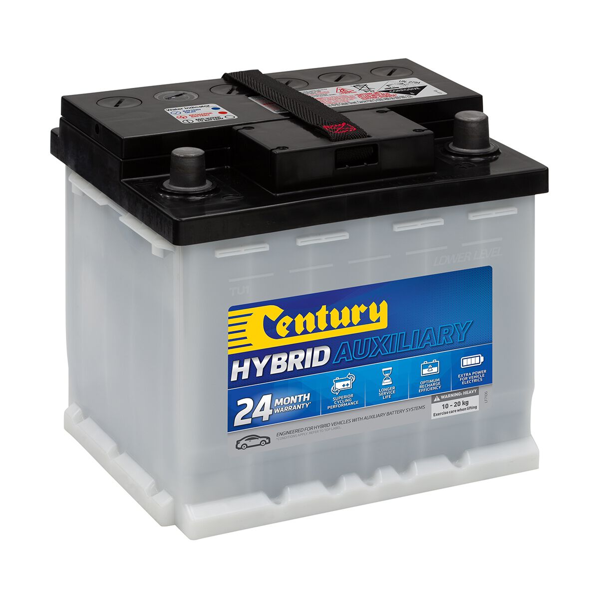 Century Hybrid Auxiliary Car Battery - LN1 MF, , scanz_hi-res
