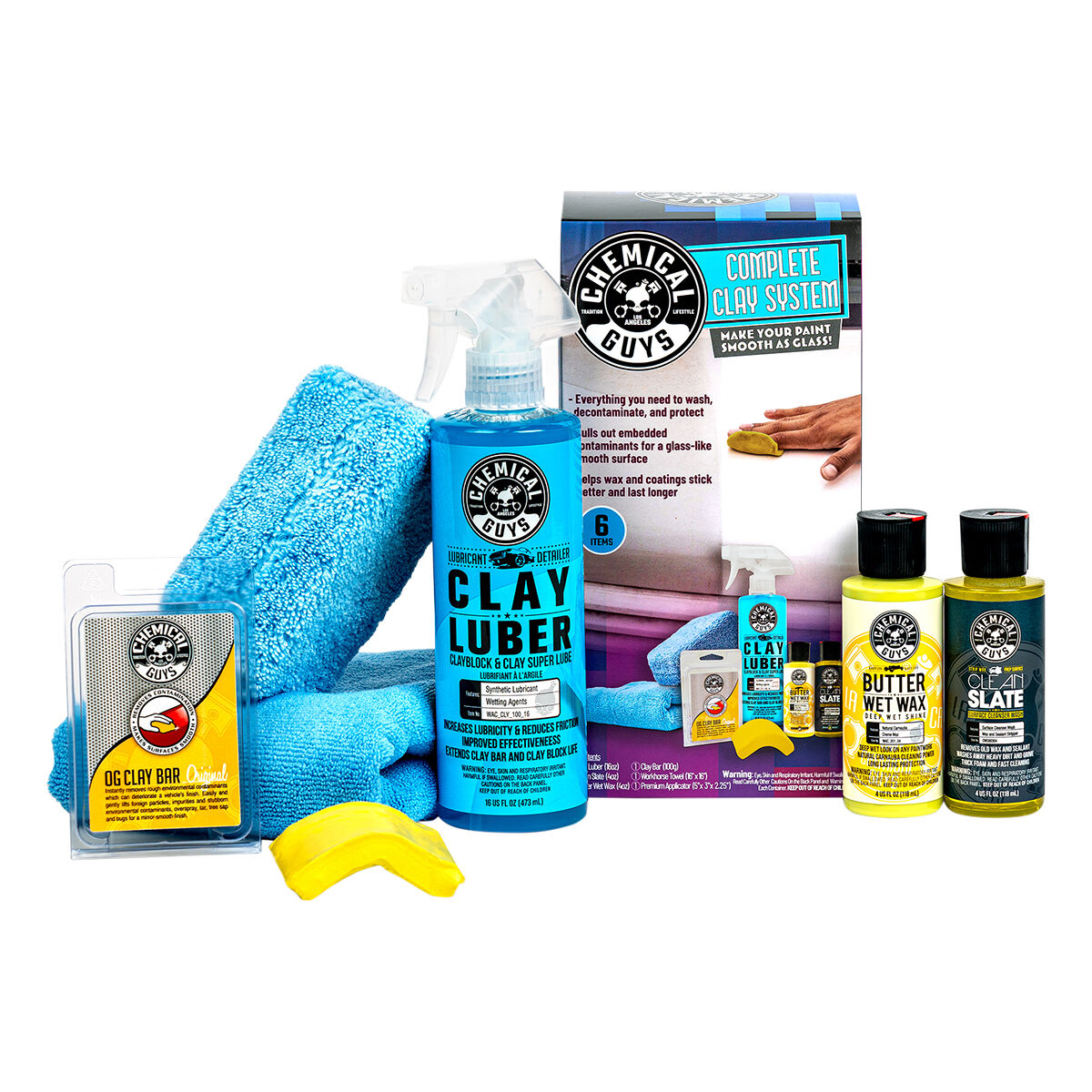 Chemical Guys Complete Clay System Kit 6 Piece, , scanz_hi-res
