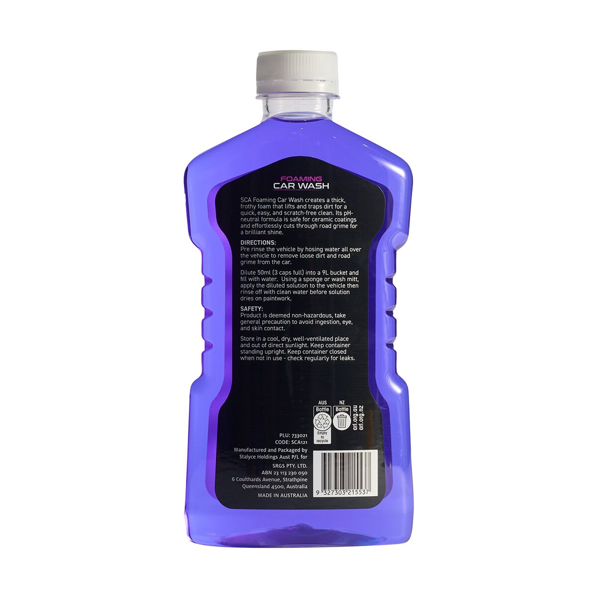 SCA Frothy Foaming Car Wash Concentrate 1 Litre, , scanz_hi-res