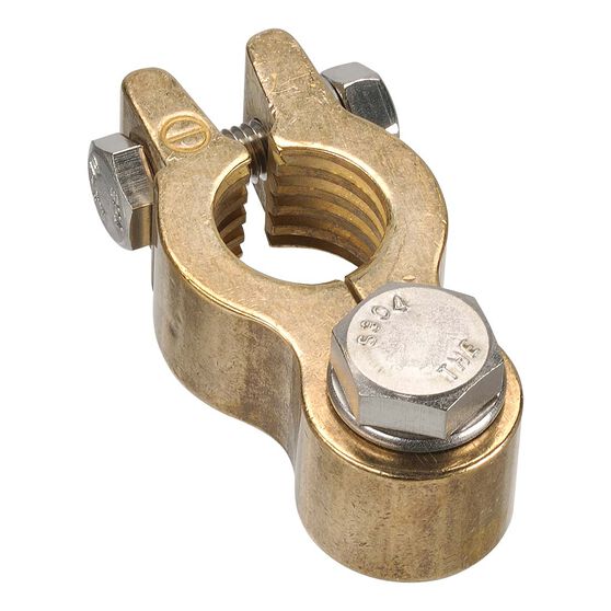 Projecta Battery Terminal Forged Brass Heavy Duty Bolt Negative BT642H-N1, , scanz_hi-res
