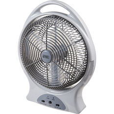 Ridge Ryder Rechargeable 12" Oscillating Fan, , scanz_hi-res