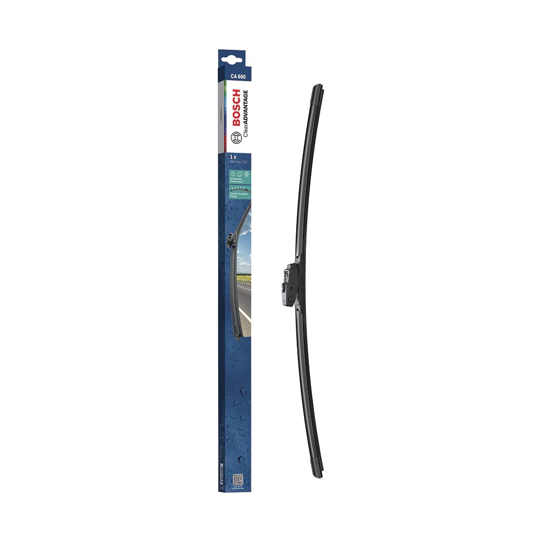 Bosch Clear Advantage Wiper Blade 600mm (24&quot;) Single - CA600, , scanz_hi-res