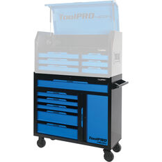 ToolPRO Neon Tool Cabinet Blue 6 Drawer 42 Inch, , scanz_hi-res