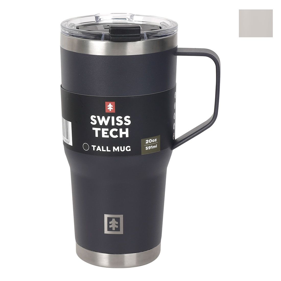 Swiss Tech Tall Mug - 20oz/591ml, Charcoal, , scanz_hi-res